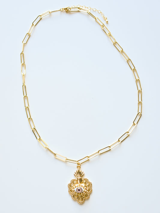 Golden Gaze Necklace