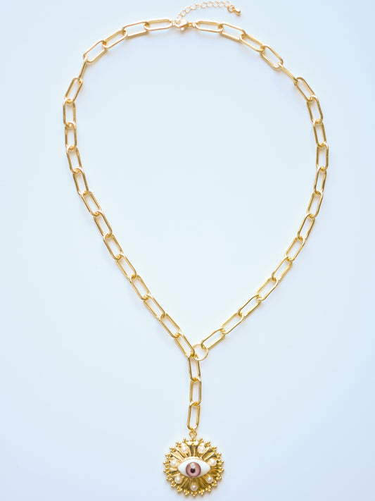 Sunbeam Eye Necklace
