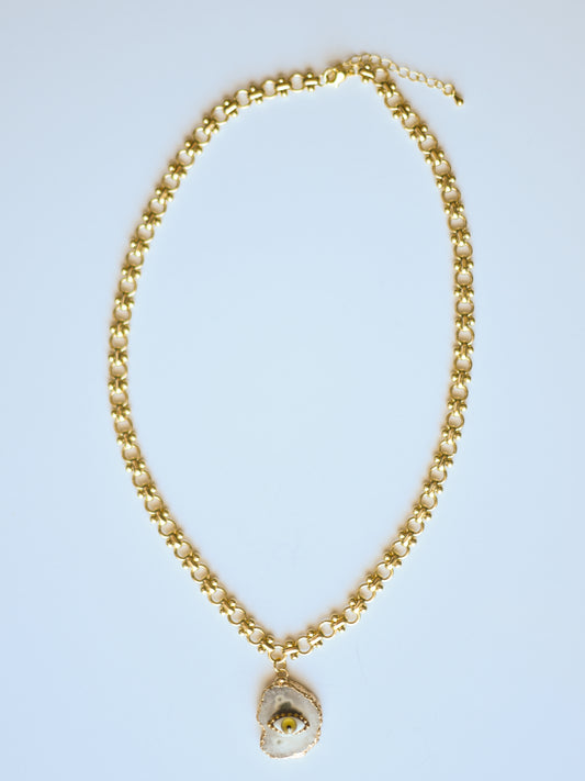 Mystic Slice Charm Necklace