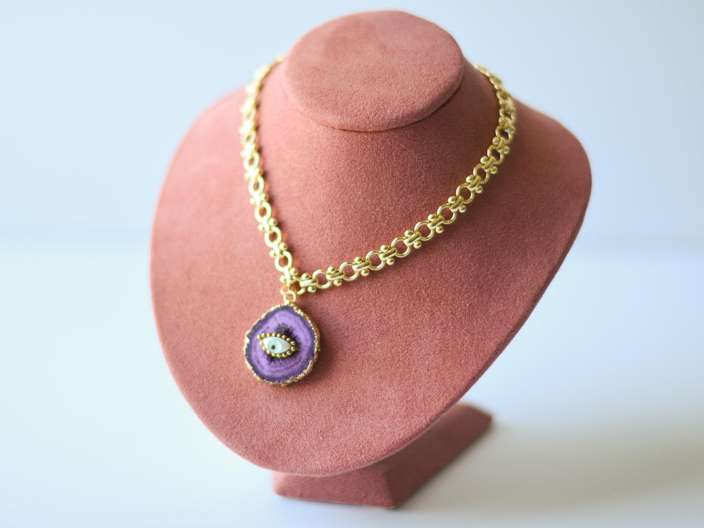 Mystic Slice Charm Necklace