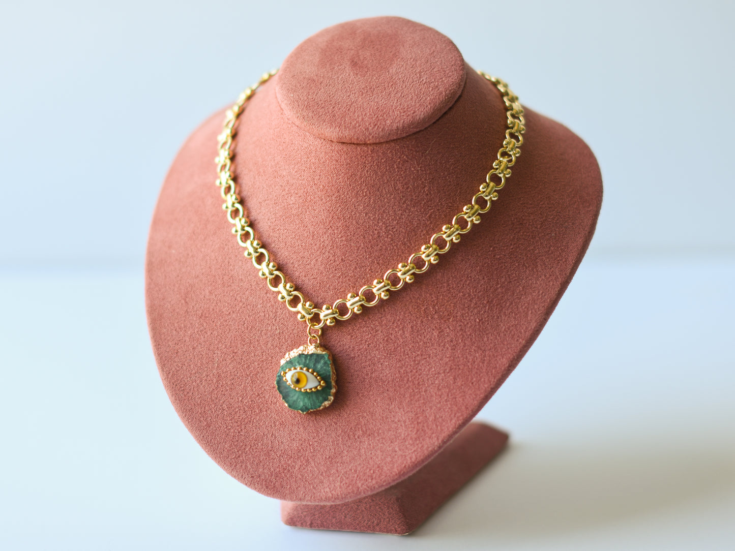 Mystic Slice Charm Necklace
