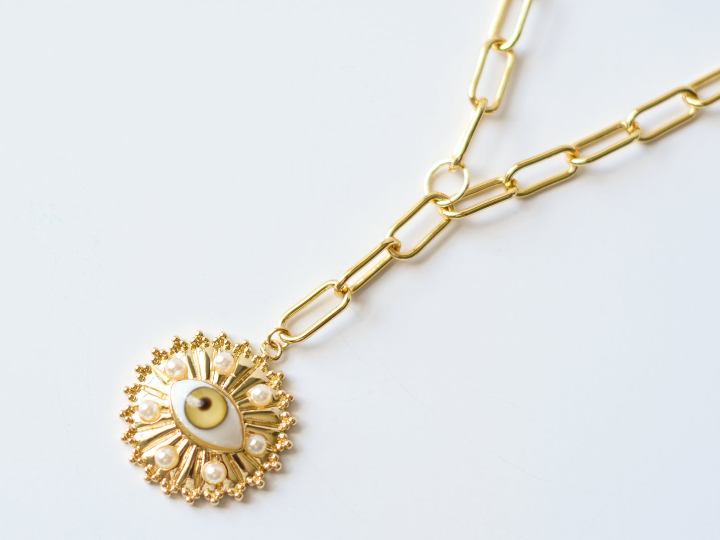 Sunbeam Eye Necklace