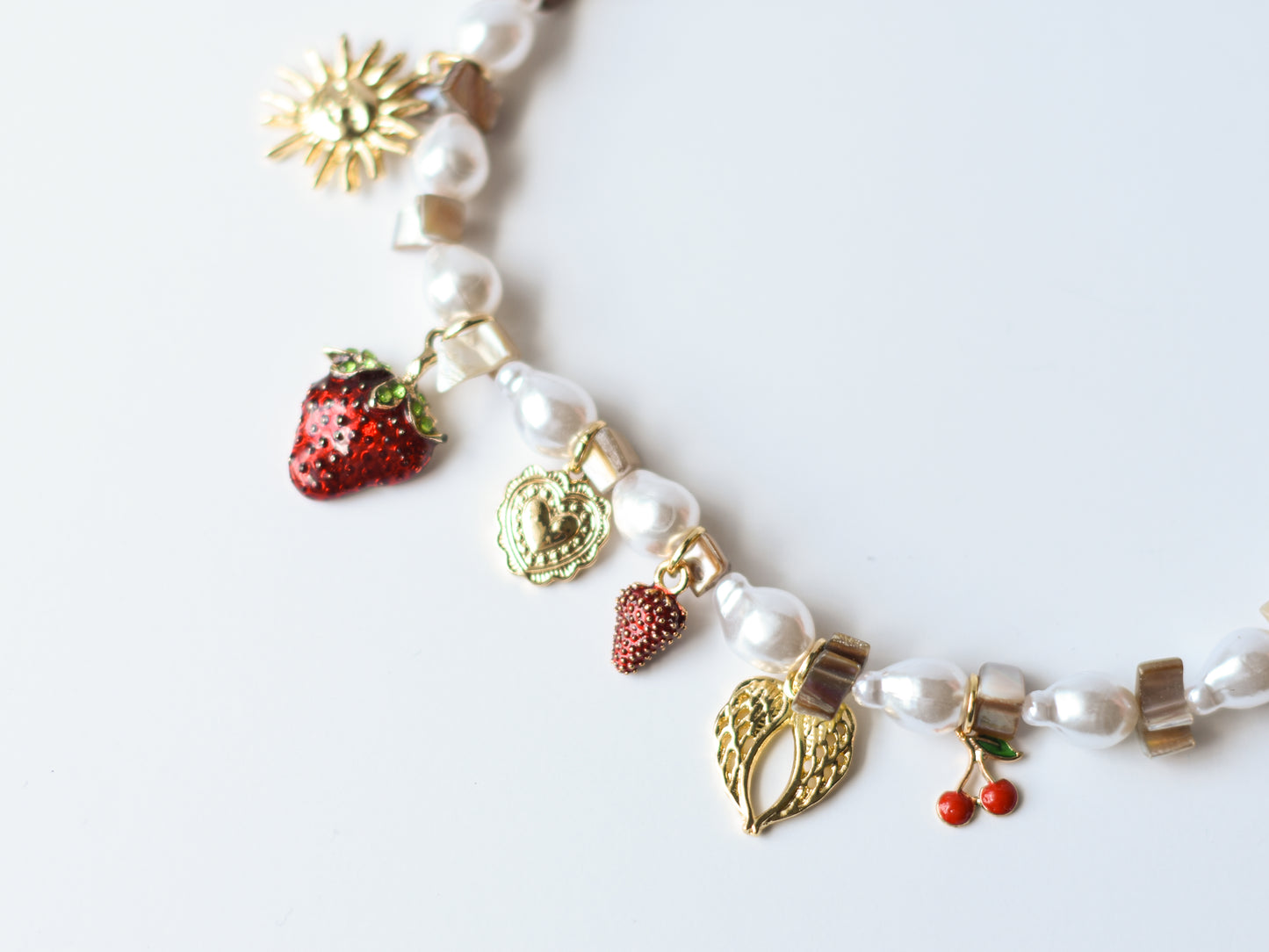 Summer Charms Pearl Necklace