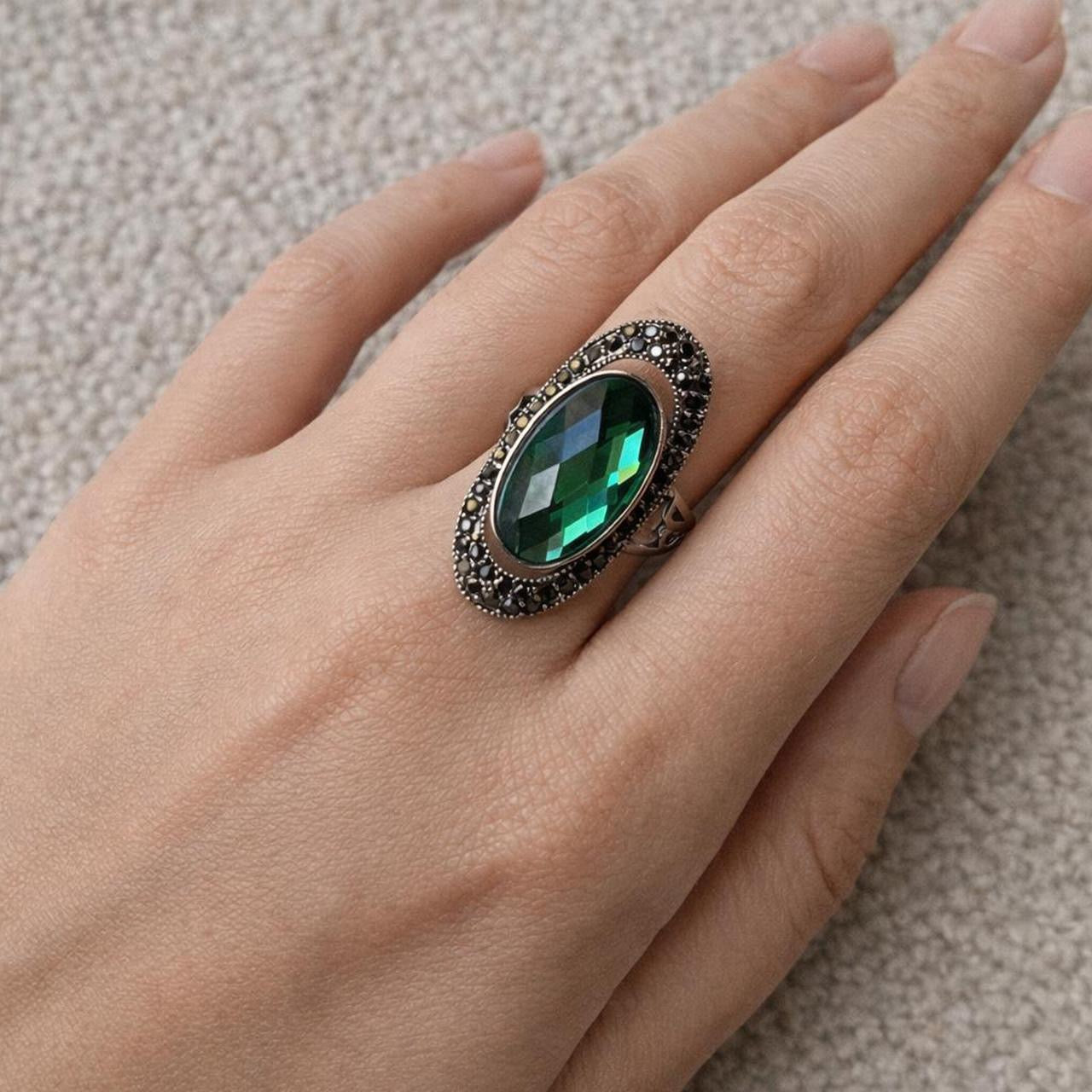 Emerald Oracle Ring