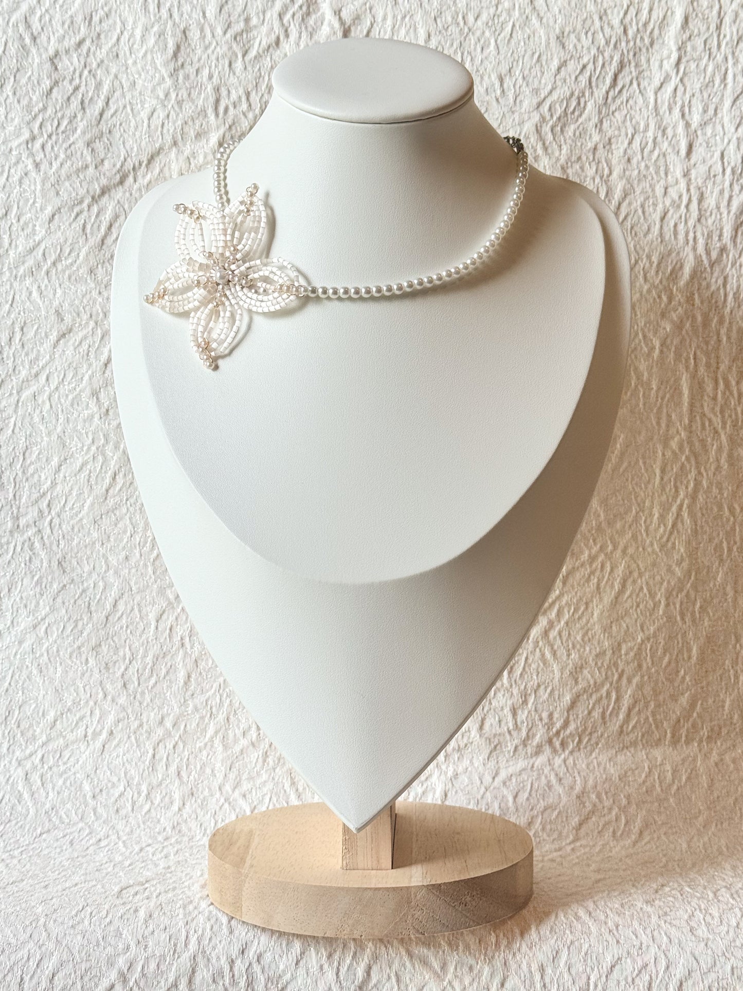 Pearl Bloom Flower Necklace