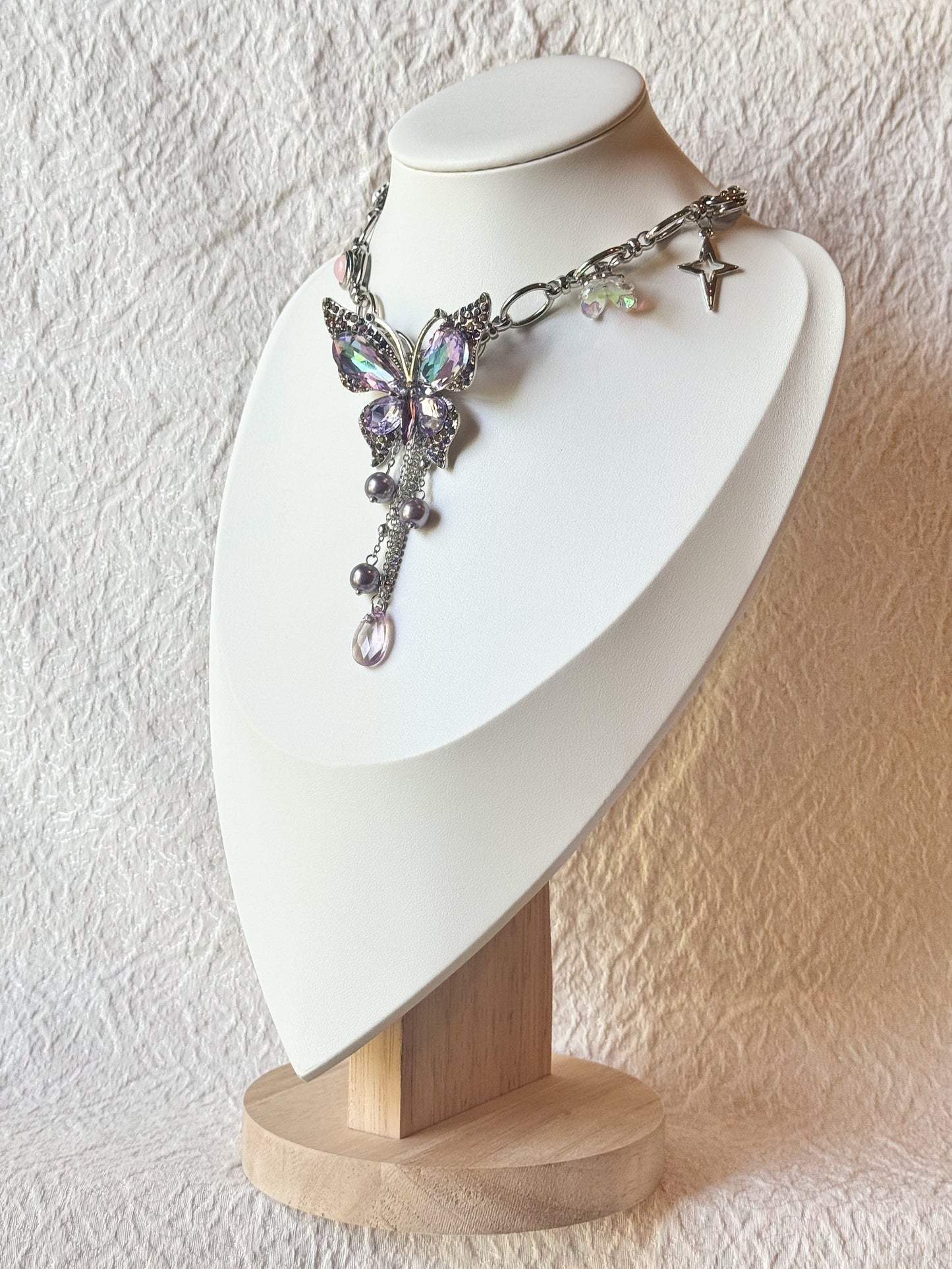 Iris Twilight Butterfly Necklace