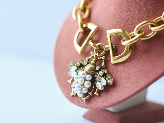 Queen Bee Statement Necklace
