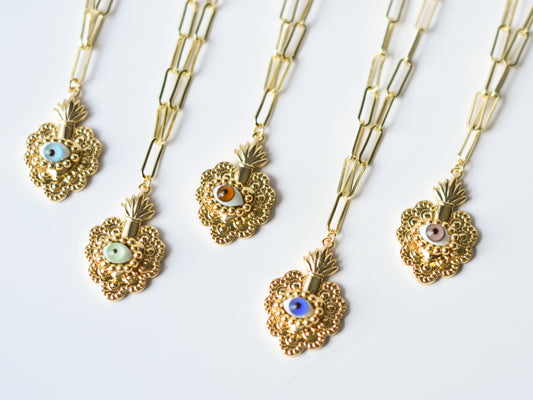 Golden Gaze Necklace