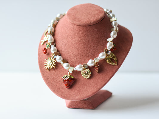 Summer Charms Pearl Necklace