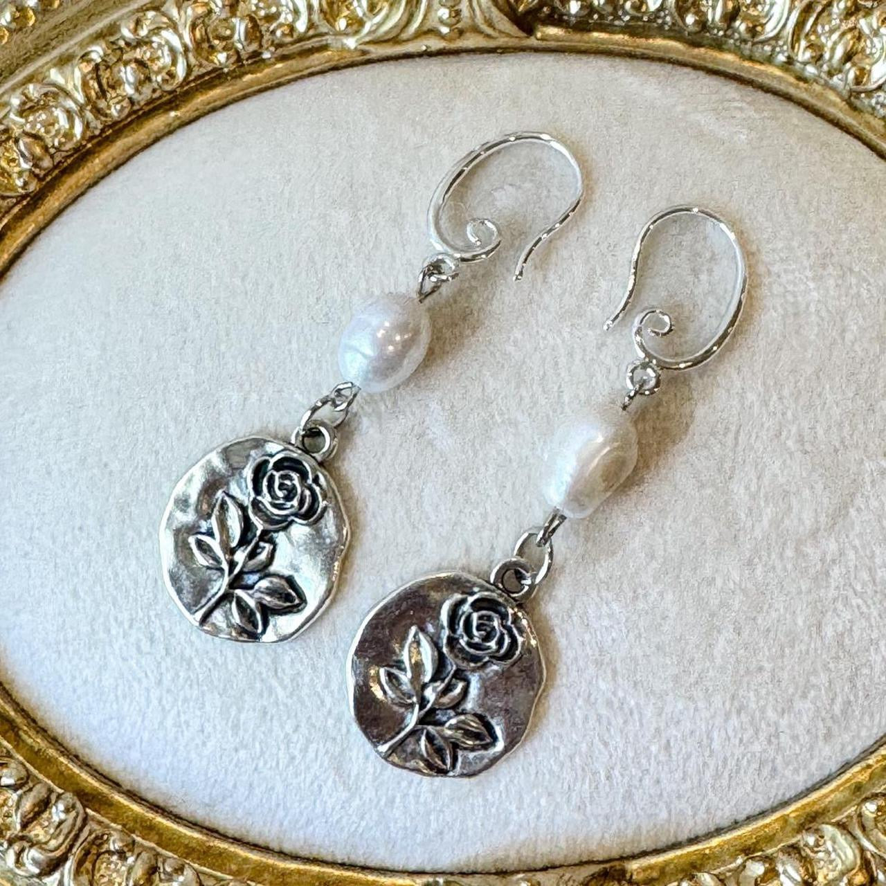 Rosalie Pearl Earrings