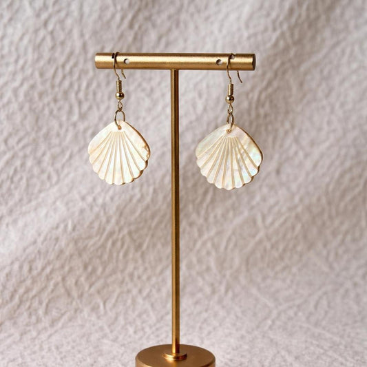 Mother of Pearl Shell Drop Earrings