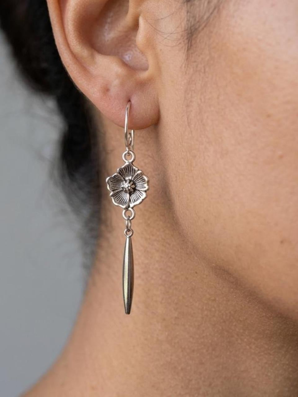 Wildflower Spike Drop Earrings
