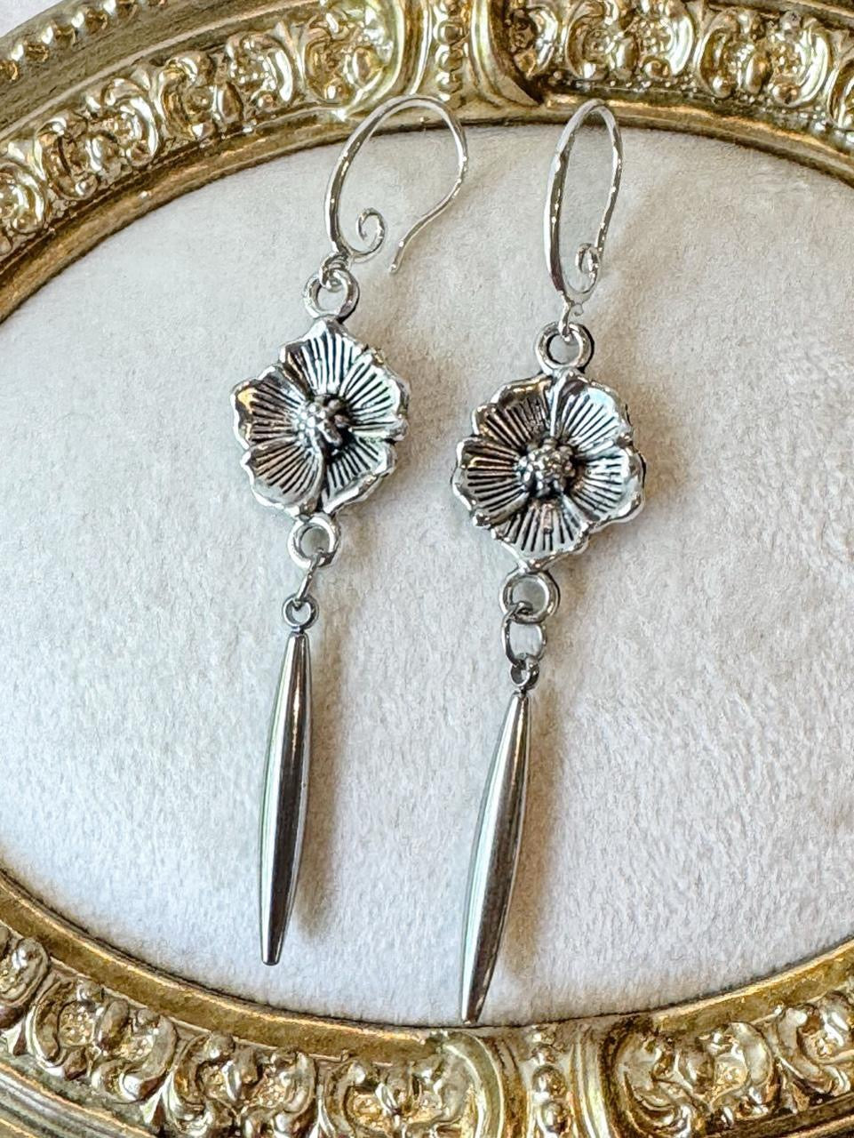 Wildflower Spike Drop Earrings